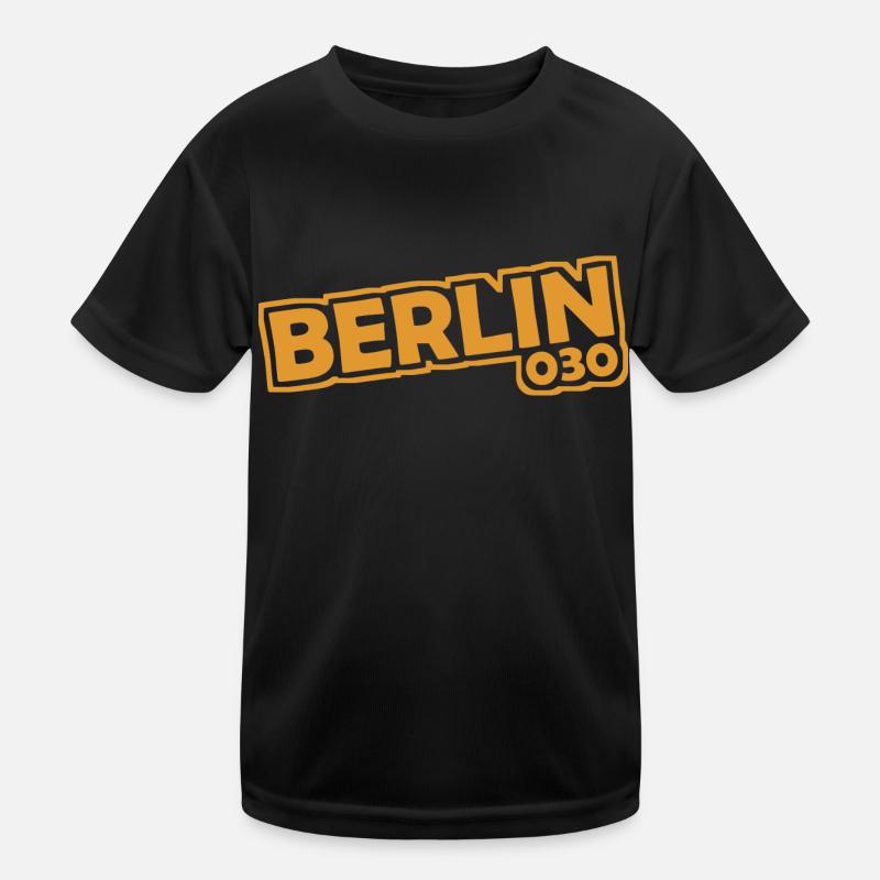 Berlin - 030 - Capital - Germany - Area Code Kids Functional T-Shirt