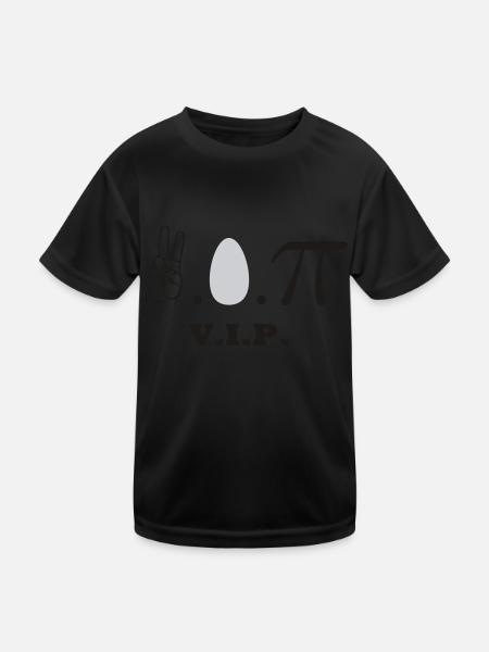 VIP - Kinder Funktions-T-Shirt - Schwarz - Vorne