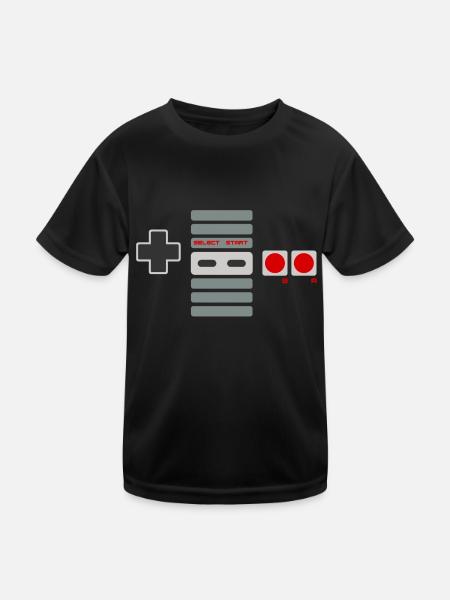 Mespad - T-shirt sport Enfant - noir - Devant