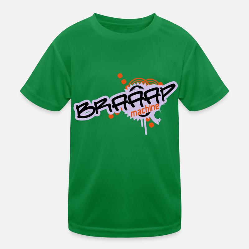 Braaap Machine Kinder Funktions-T-Shirt