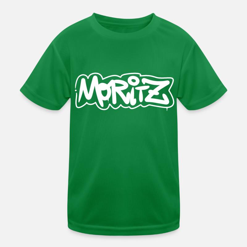 Moritz Vorname Kinder Funktions-T-Shirt