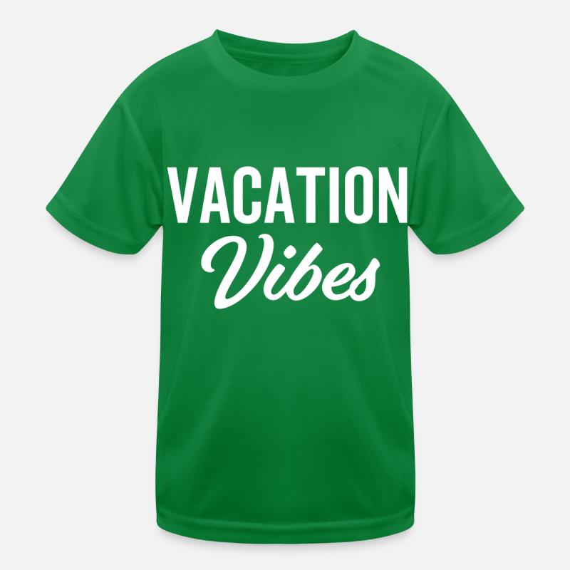 Vacation Vibes Kids Functional T-Shirt