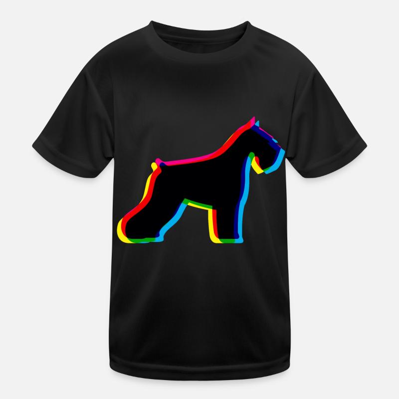 CMJN Schnauzer T-shirt sport Enfant