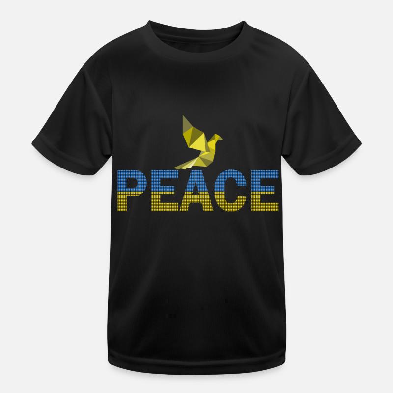 Conception de points Peace Dove T-shirt sport Enfant