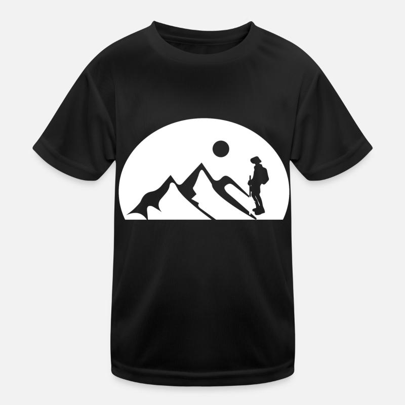 climbing - Kids Functional T-Shirt - black