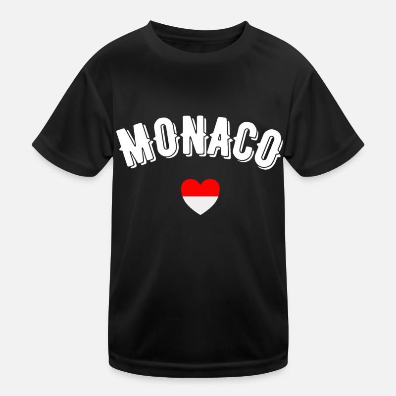 Monaco Kinder Funktions-T-Shirt