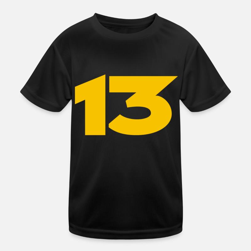 Treize jaunes T-shirt sport Enfant
