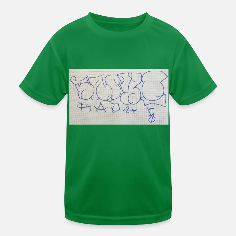 Birthday Present for Raphi (Graffiti Throw Up) Kids Functional T-Shirt
