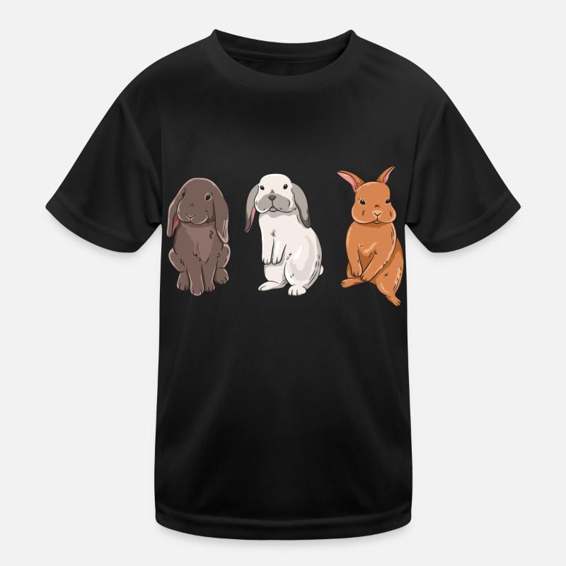 Conception de lapin mignon pour les propriétaires de lapins T-shirt sport Enfant