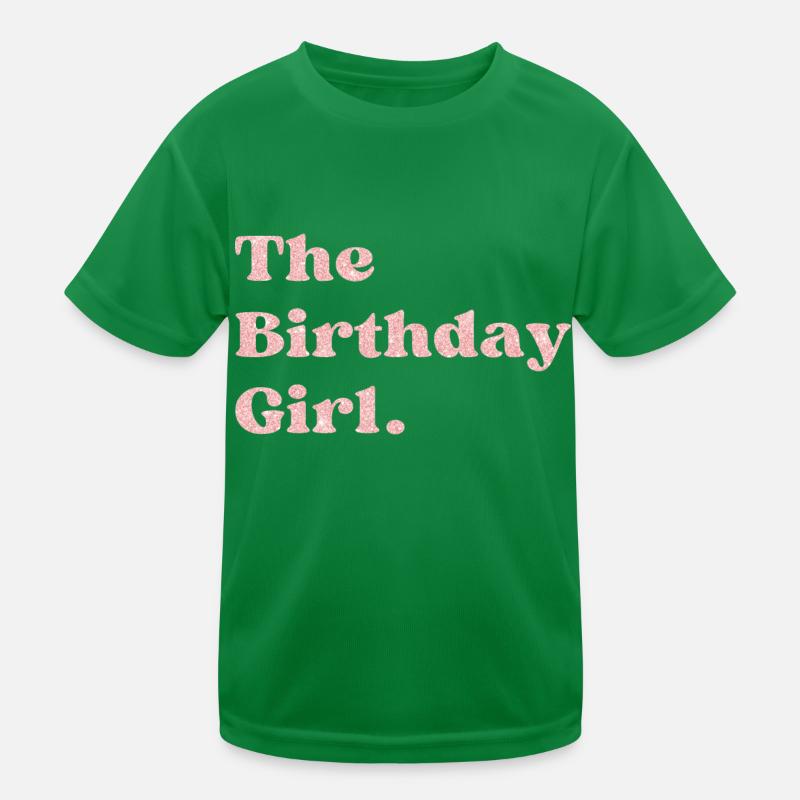 Das rosa Geburtstagskind Kinder Funktions-T-Shirt