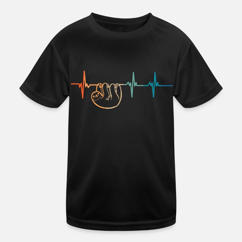 Fauler Herzschlag Kinder Funktions-T-Shirt