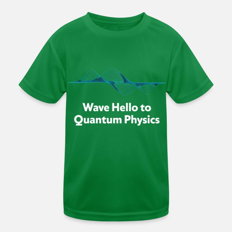 Wave Hello Conception de la physique quantique T-shirt sport Enfant