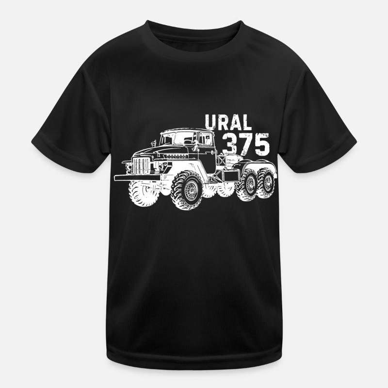 Ural 375 Driver Soviet Profession USSR Kids Functional T-Shirt