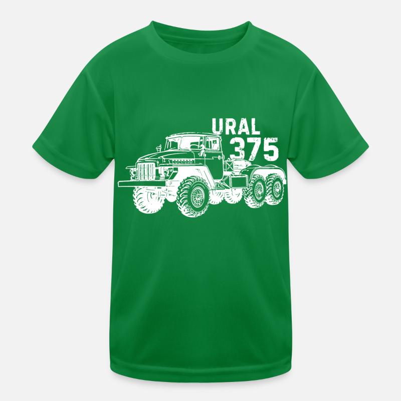 Ural 375 Driver Soviet Profession USSR Kids Functional T-Shirt