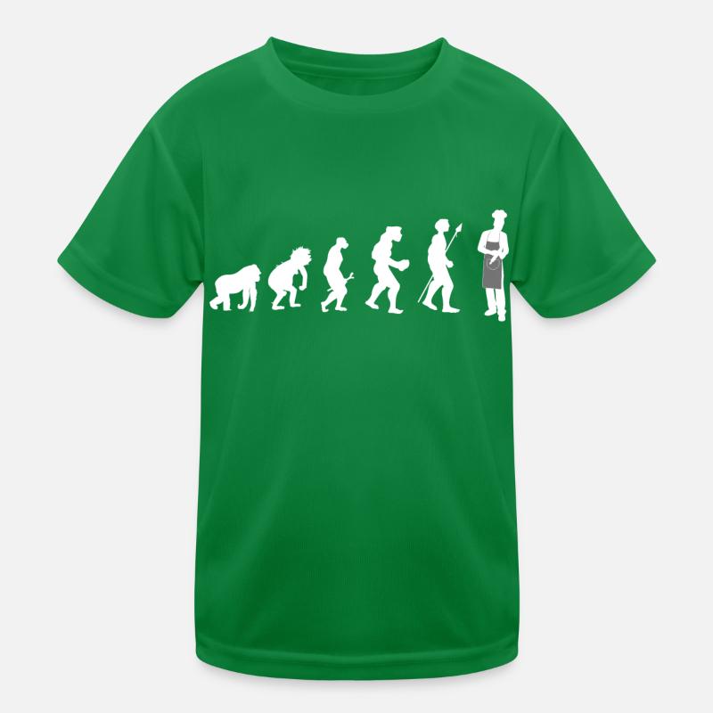 chef cook Evolution Kids Functional T-Shirt