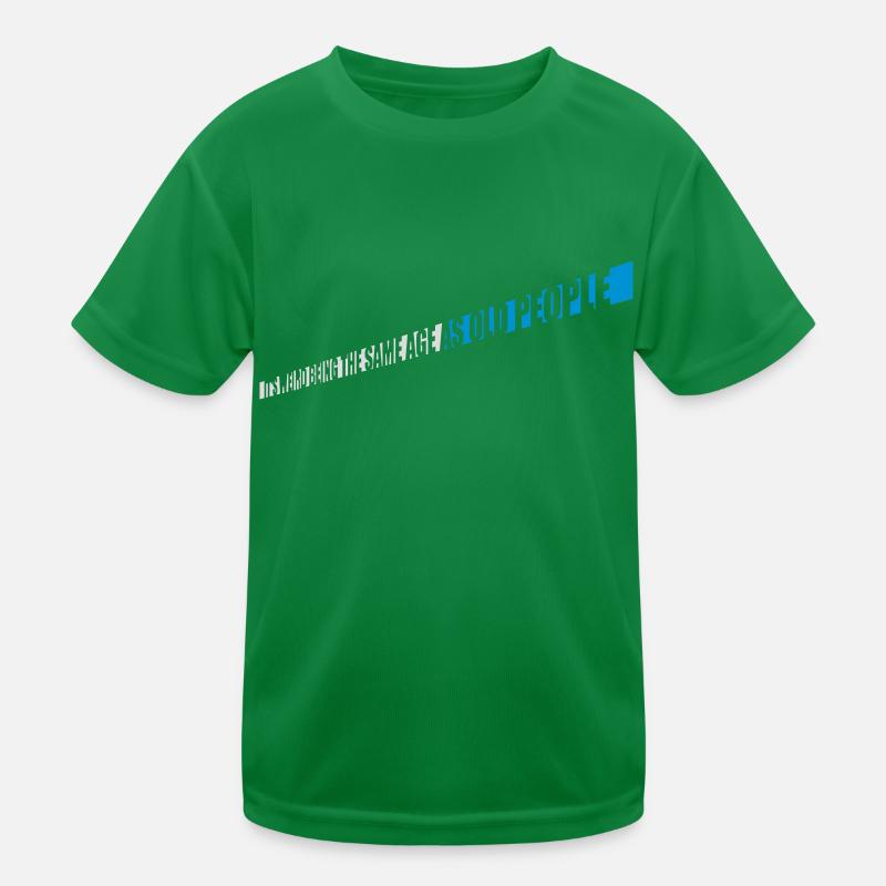 being old people age Kids Functional T-Shirt