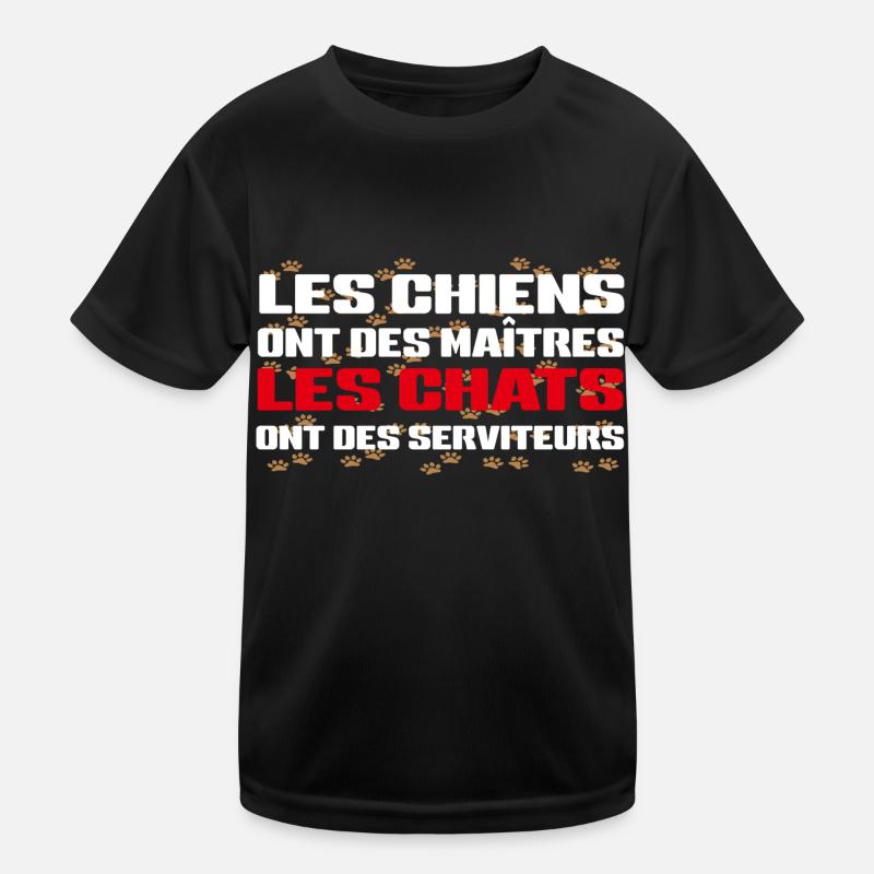Humour de Chat T-shirt sport Enfant