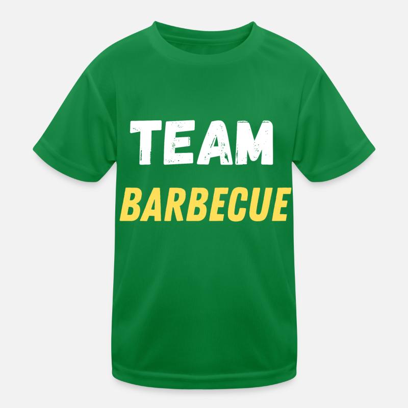 team barbecue T-shirt sport Enfant