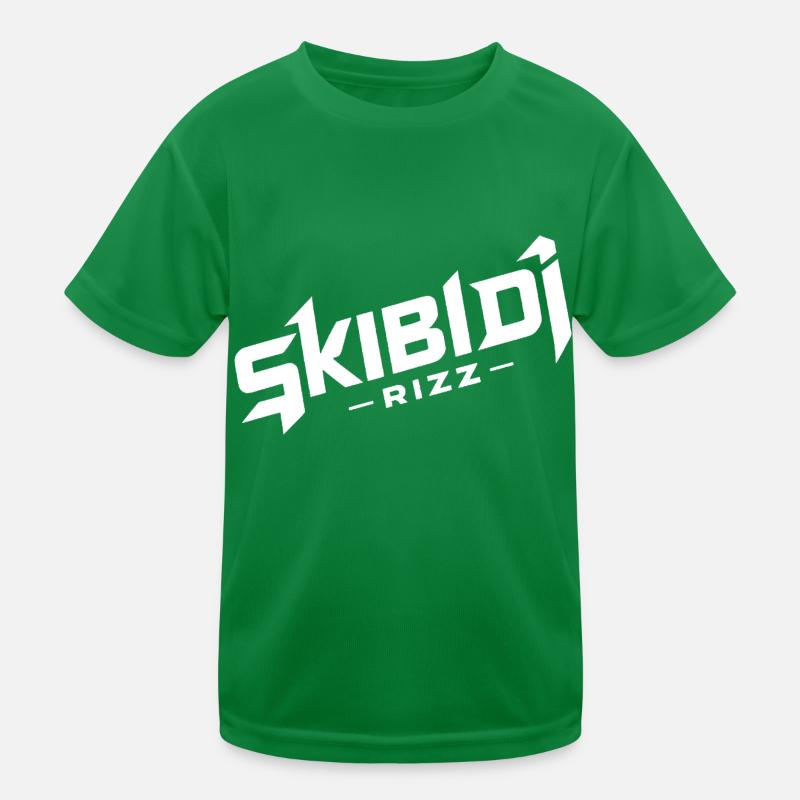 Skibidi Rizz Logo T-shirt sport Enfant