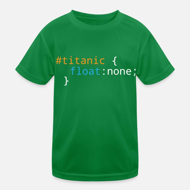 Css Puns - Titanic Kids Functional T-Shirt