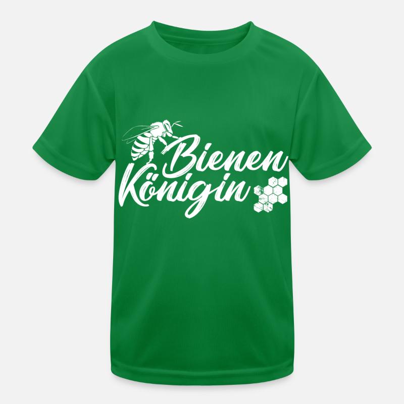 Bienen königin Imker Honig Insekt Geschenk Kinder Funktions-T-Shirt
