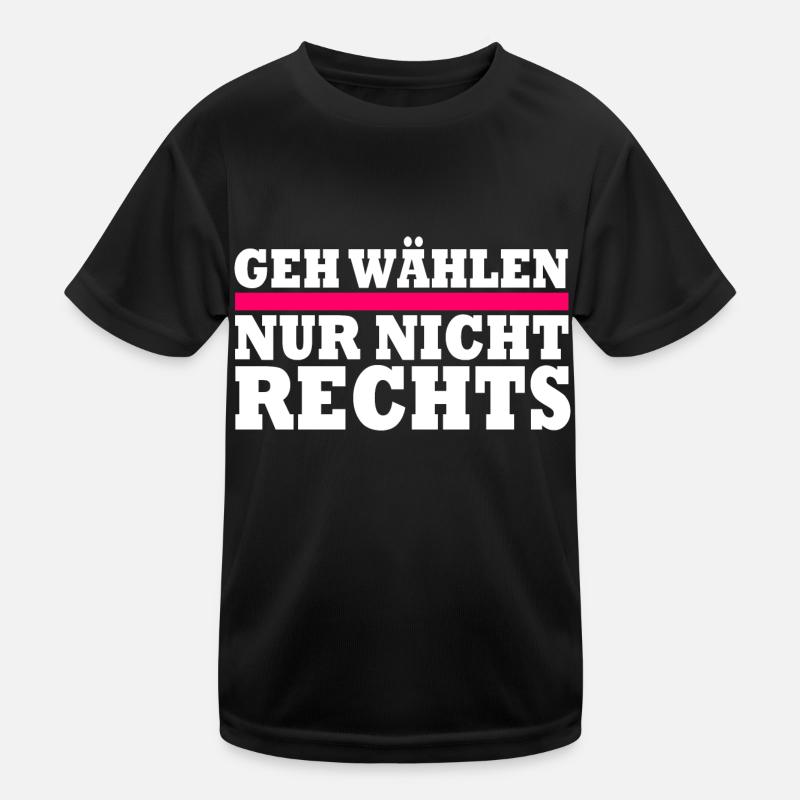 GEH WÄHLEN Kinder Funktions-T-Shirt