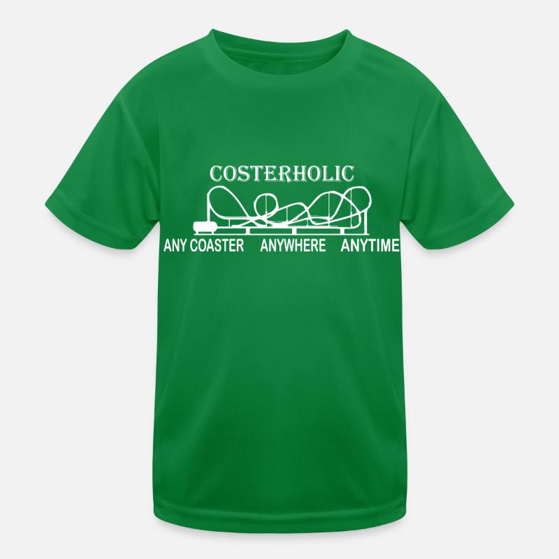 Rollercoaster Achterbahn Kinder Funktions-T-Shirt