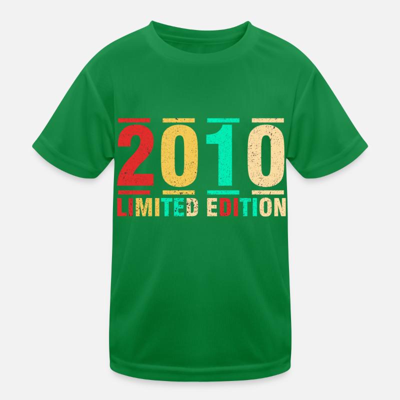 Geburtstagsgeschenk 2010 Limited Edition 2010 Kinder Funktions-T-Shirt