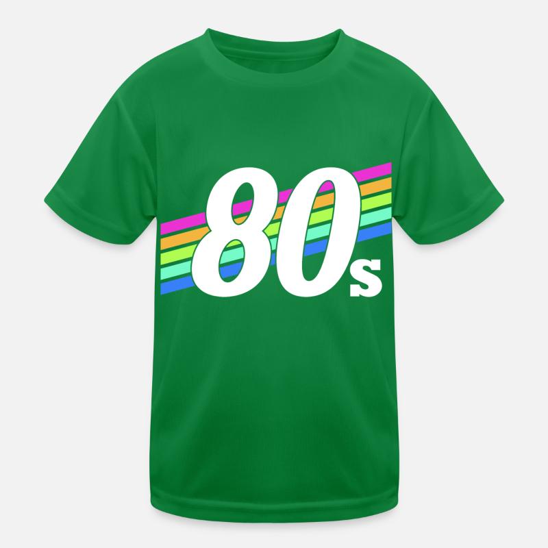 neon graphic Kinder Funktions-T-Shirt