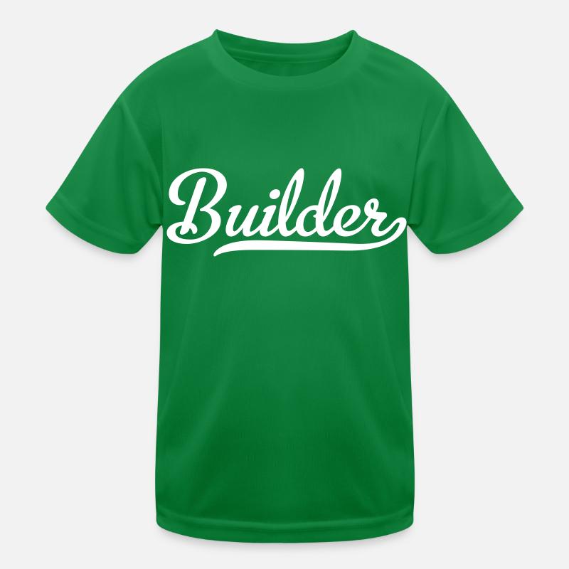 Construction worker Kids Functional T-Shirt