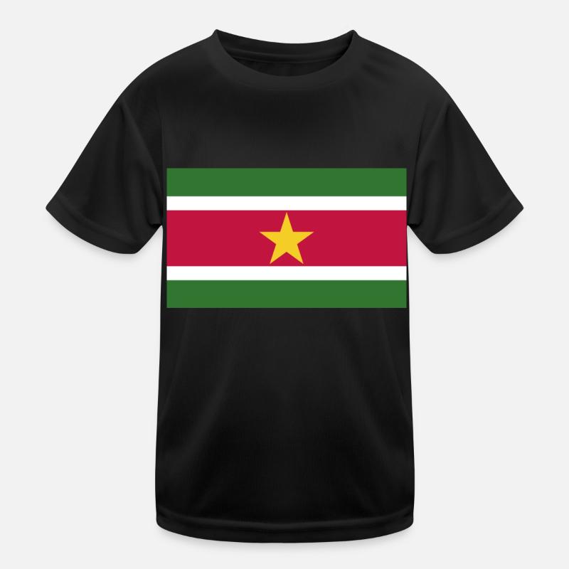 Surinam Flagge Kinder Funktions-T-Shirt