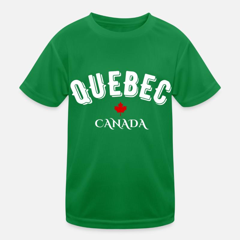 Quebec canada Kids Functional T-Shirt