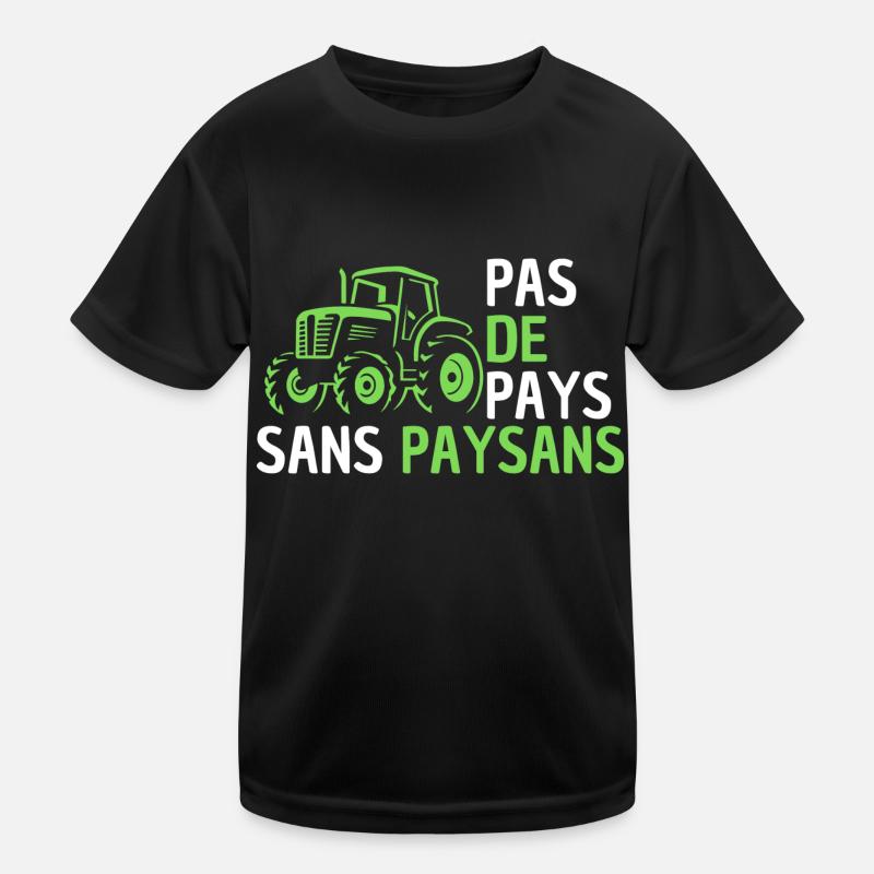 Traktor, Bauer, Bauer, ich bin Bauer Kinder Funktions-T-Shirt