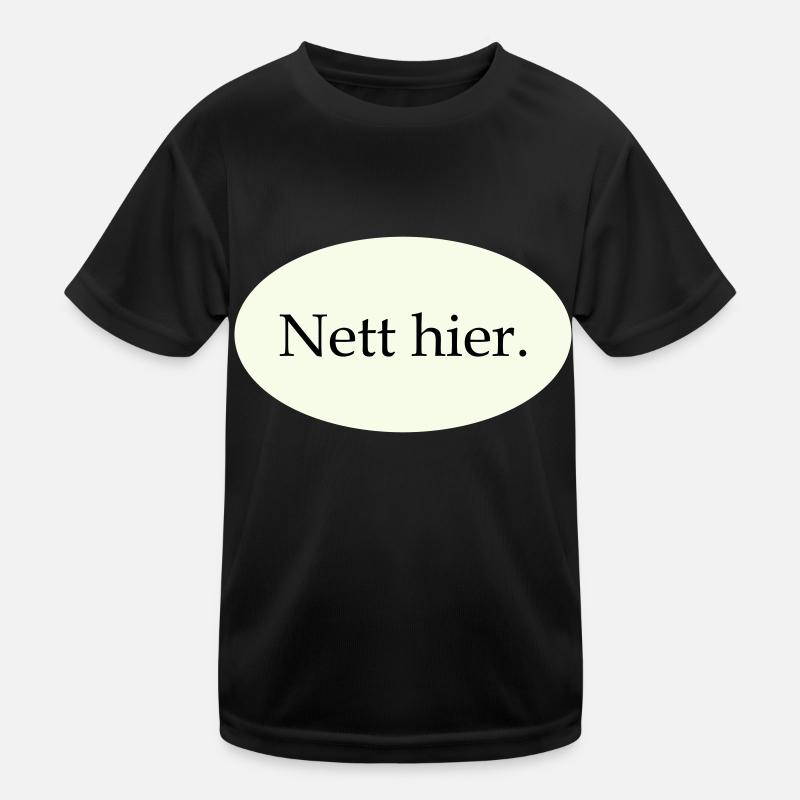Nice here Kids Functional T-Shirt