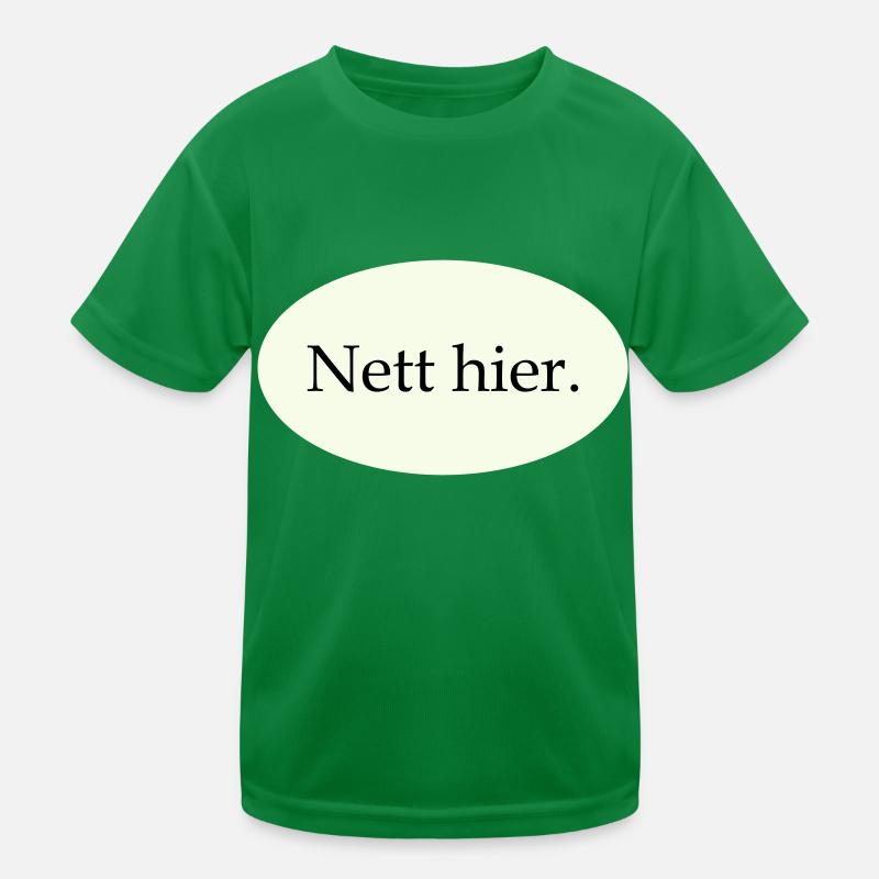 Nice here Kids Functional T-Shirt