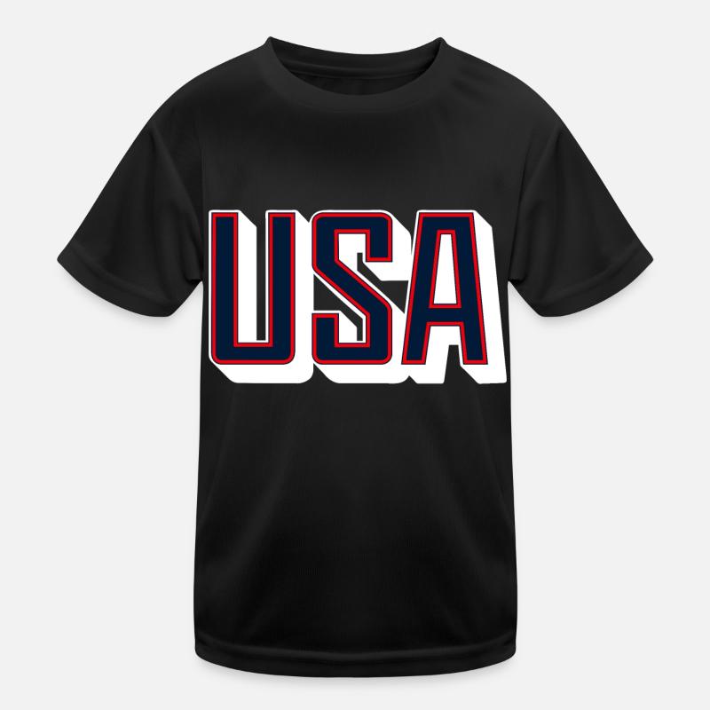 USA 2024 Kids Functional T-Shirt