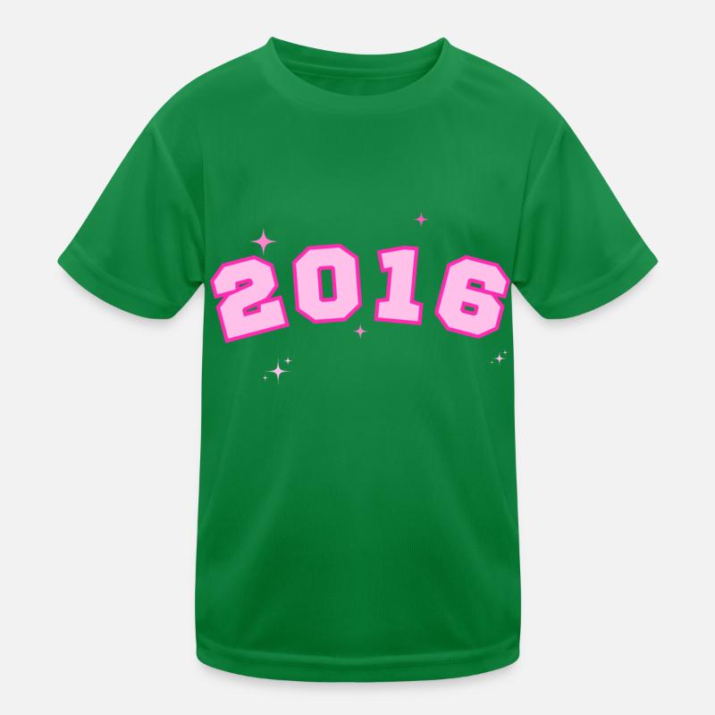 2016 Pink Star Kids Functional T-Shirt