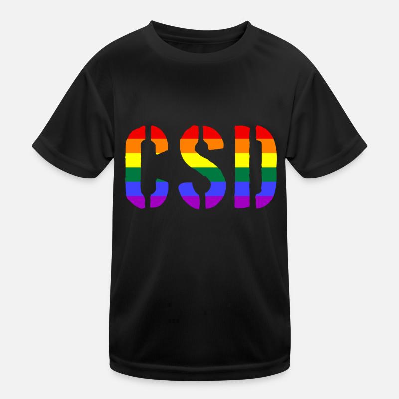 CSD - Christopher Street Day - Gay - Lesbienne T-shirt sport Enfant