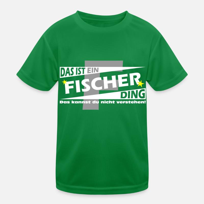 Fischer Ding Kinder Funktions-T-Shirt