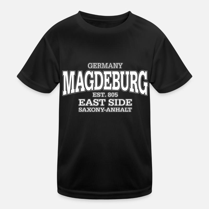 Magdeburg blanc T-shirt sport Enfant