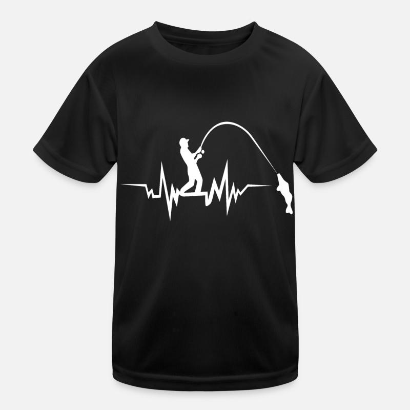 Battement de coeur de pêche T-shirt sport Enfant