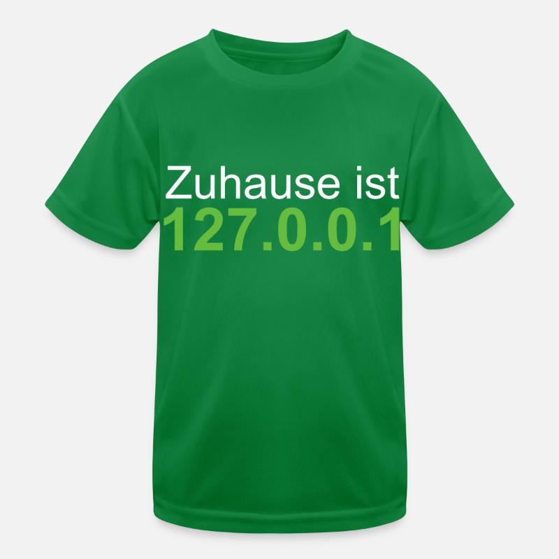 Localhost 127.0.0.1 Zuhause Kinder Funktions-T-Shirt