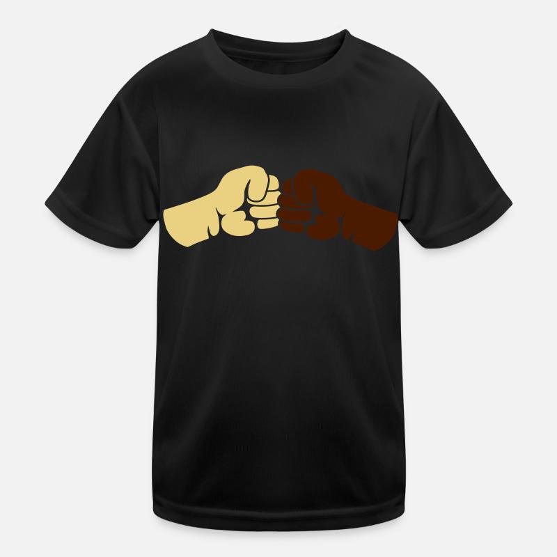 Noir Blanc Bros T-shirt sport Enfant