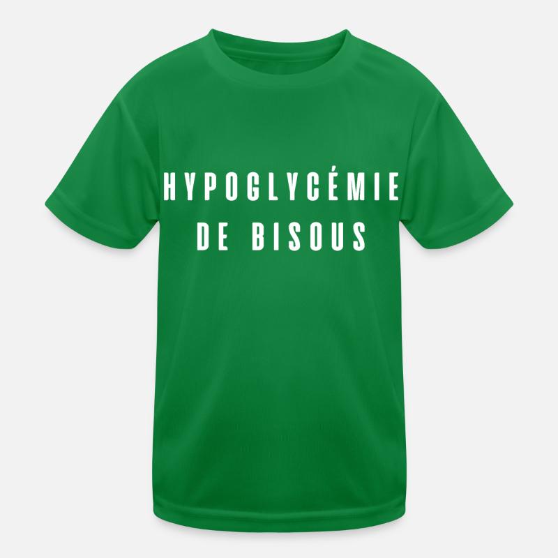 hypoglycémie de bisous T-shirt sport Enfant