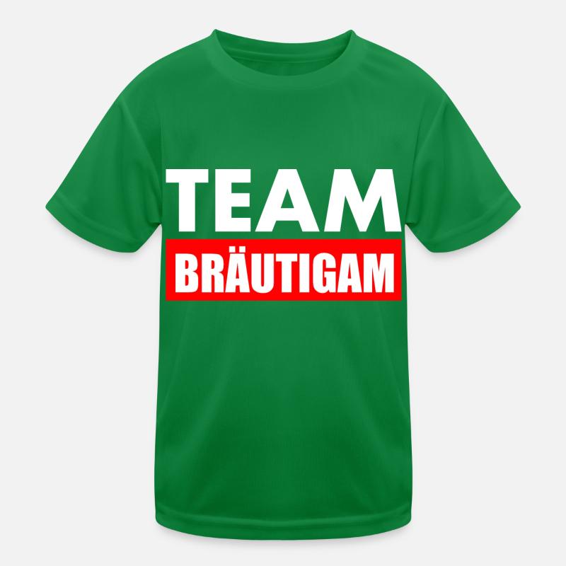 Team bräutigam Kinder Funktions-T-Shirt