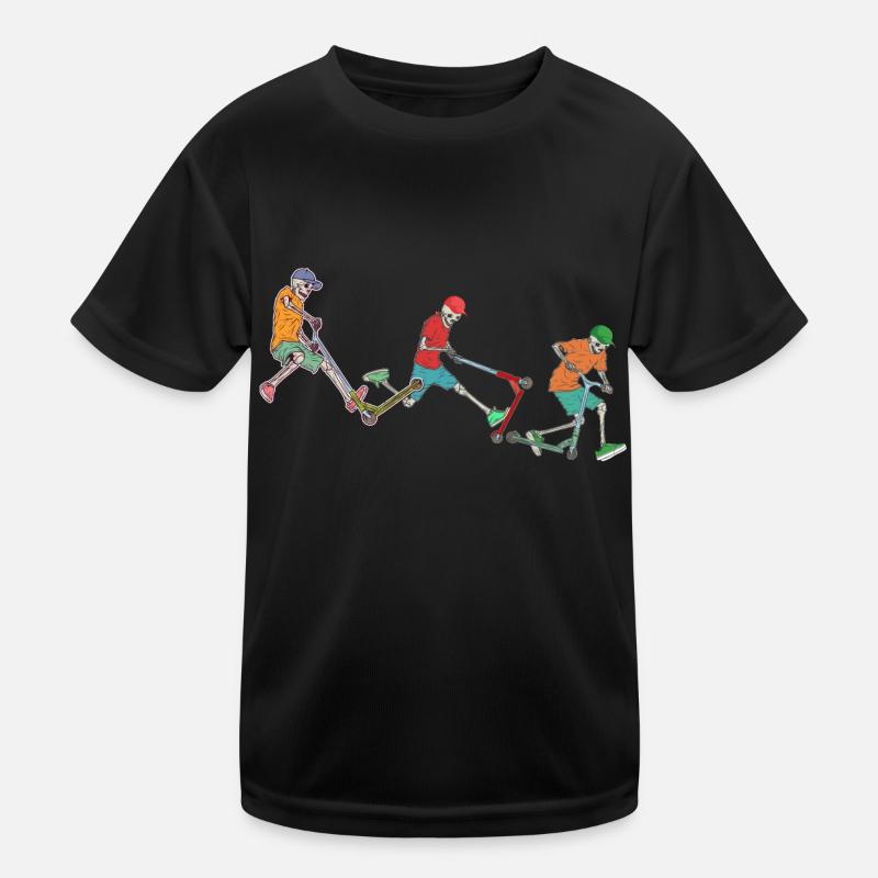 stunt scooter Kinder Funktions-T-Shirt