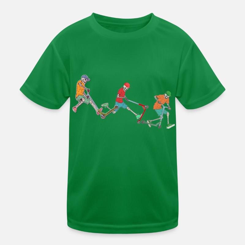 stunt scooter Kinder Funktions-T-Shirt