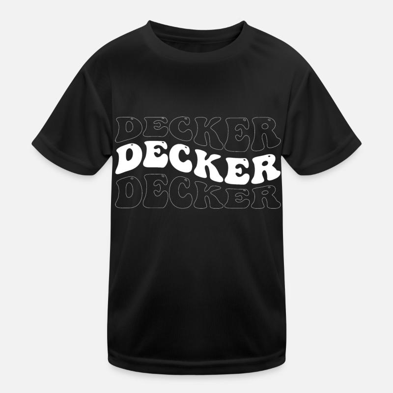 Funny Decker Groovy 4 Männer Damen Cool Decker Tie Kinder Funktions-T-Shirt