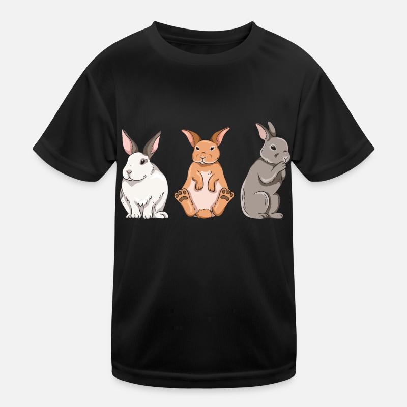 Conception de lapin mignon pour les propriétaires de lapins T-shirt sport Enfant