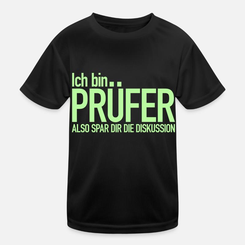 Je suis examinateur, épargnez-vous la discussion T-shirt sport Enfant